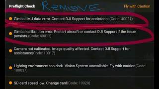 How to remove dji error 40011 and 40021 !! download link is in Description