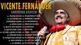 VICENTE FERNANDEZ MEJORES CANCIONES - VICENTE FERNANDEZ 40 GRANDES ÉXITOS MIX