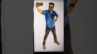 Thalapathy Vijay  69 Poster #drawing #art #viralvideo  #thamizhagavetrikazhagam #thalapathy #shorts