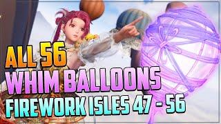 ALL 56 Whim Balloons Locations | Firework Isles 47 - 56 | Infinity Nikki 1.2