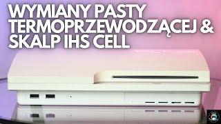 PS3 Slim 3004 skalp IHS & wymiana pasty termoprzewodzącej