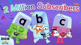 2 Million Subscriber Special! | Learn to Read | @officialalphablocks