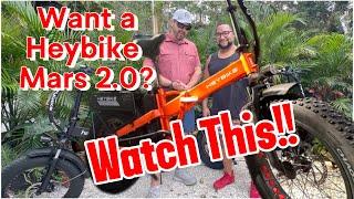 Want a Heybike Mars 2.0 Electric Bike? Watch this comparison of the 1.0 and review of the Mars 2.0