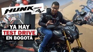 Hero Hunk 160R 4v. Test Drive Bogotá