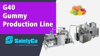 [Gummy Machine] G40 Automatic CBD Gummy Production Line - Sainyco