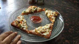 Tawa Bread Pizza | Bread Pizza Recipe - Quick Tawa Bread Pizza Recipe  - Apna Kitchen