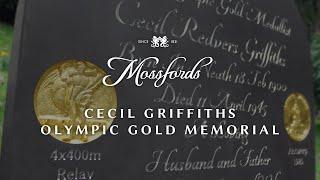 The Making of the Cecil Griffiths Olympic Gold Memorial