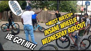 HE GOT RUN OVER BY A CAR!!! (WHEELIE WEDNESDAY#1)