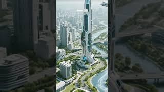 Building The City Of The  Future | #ai #future #futuretech #futurecity #shorts #aivideo