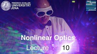 Nonlinear Optics – Lecture 10 – Symmetry and d_eff