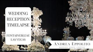 Luxury Wedding Transformation: From Empty Ballroom to Opulent Celebration at Fontainebleau Las Vegas