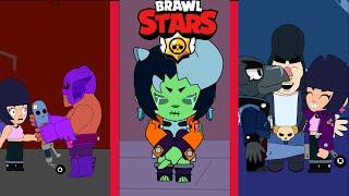 BRAWL STARS ANIMATION FULL: BIBI HEROINE & CROW & BUZZ & MORTIS & EL PRIMO COMPILATION #5