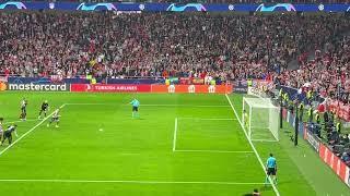 Atletico Madrid vs Bayer Leverkusen (penalty and a memorable scene) (UEFA Champions League)