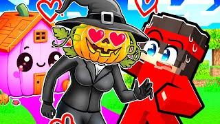 Pumpkin Woman has a CRUSH on ME in Minecraft!