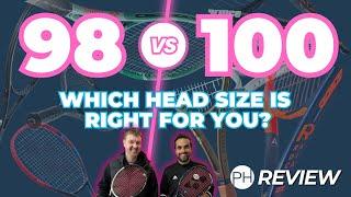 REVIEW: WHICH HEAD SIZE IS RIGHT FOR YOU? | 98 v 100 | Tennis Racket Comparison | Racquet Review