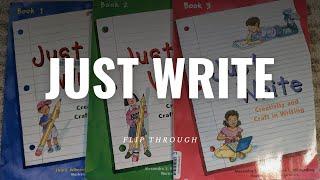 Just Write 1,2,3 Homeschool  Writing Curriculum Flip Through