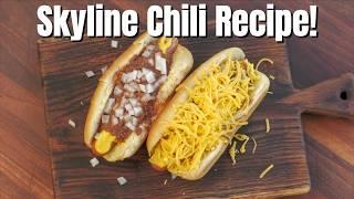 The Best Skyline Chili Dogs Copycat! | Skyline Chili Recipe | Most Authentic Recipe!