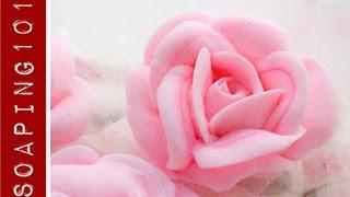 How to make cold process soap roses | Soaping101