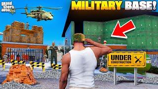 Franklin & Military Upgrading Franklin House To Military Base In GTA 5 | Shinchan Military Telugu