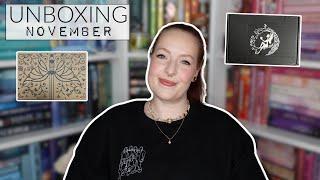 UNBOXING NOVEMBER 2024 - Fairyloot YA, Adult & Romantasy | reading with Maren