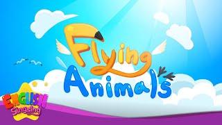 Kids vocabulary - Flying Animals - Learn English for kids - English educational video