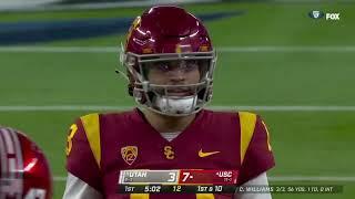 USC QB Caleb Williams UNREAL 59 Yard Run Leads to TD vs Utah | 2022 College Football