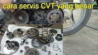 Cara Servis CVT yang benar..matic