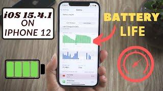 iOS 15.4.1 Update - Battery Life & Performance Review !