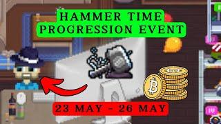 Rollercoin Hammer Time Progression Event