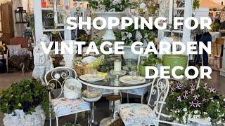 Shopping for vintage garden decor sweet salvage vintage fair