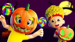 Halloween Dance with Pumpkin Head | D Billions Kids Songs