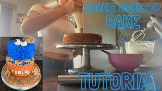 Cookie Monster Cake Tutorial