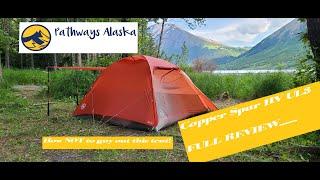 Big Agnes Copper Spur HV UL3 FULL REVIEW and how NOT to guy out the tent
