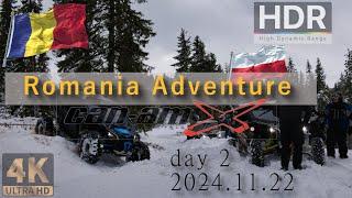 [day2]  Wyprawa Rumunia Transalpina DN67C Can-am Maverick X3 HDR HLG