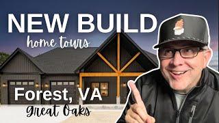 NEW BUILD home tours in Forest VA! Moving to Lynchburg VA? Check this out!