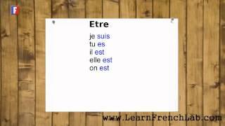 To Be in French - Être | Learn French Lab