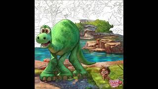 Happy Color: Disney Pixar’s The Good Dinosaur!!