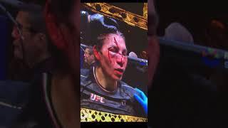 Irena aldana nasty cut from norma dumont maybe the nastiest in history 🫨#ufc