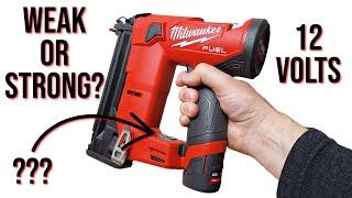 This is the Best Milwaukee M12 Tool... Period! Milwaukee M12 Brad Nailer Review