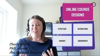 online course designs - an introduction (Digital Didaktik in Higher Education)