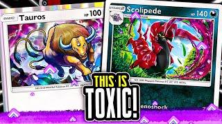 This TOXIC Deck is STRONGER THAN EVER! Scolipede is EVIL! - Pokemon TCG Pocket