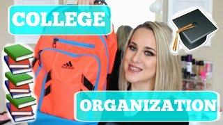 How To Stay Organized In College + Planner Organization 2017!! TaylorAnnn