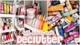 EXTREME DECLUTTER WITH ME! Bath & Body Works Collection, Lotions, & Mists!