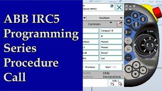 ABB IRC5 Programming Series - How to call a Procedure within a Procedure