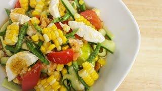 Corn & Cucumber Salad Recipe ตำแตงข้าวโพด - Hot Thai Kitchen!