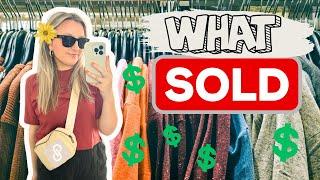 WHAT SOLD On Poshmark! What to Pick Up From Thrift Stores! Making Money Reselling Clothing