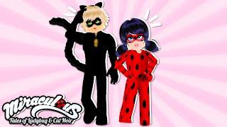 RE-CREATING MIRACULOUS LADYBUG AND CAT NOIR IN ROYALE HIGH | ROBLOX