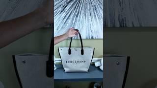 LONGCHAMP ESSENTIAL T0ILE TOTE BAG!  | LUX WIFE LIFE! #handbag #review #bags #reviews