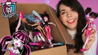 HUGE box of Monster High Dolls!