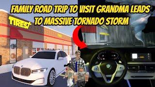 Greenville, Wisc Roblox l Realistic Family Highway Road Trip - TORNADO STORM Roleplay